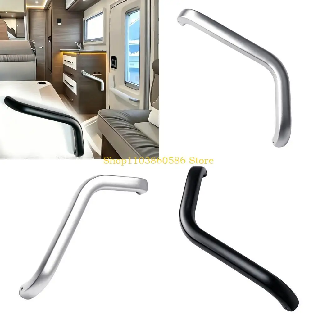 

242A Strong Strength Aluminum Hand Grip Sturdy & Lightweight Construction Boat Door Handle Upgrades for Motorhome Marine Toilet