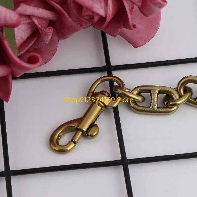 

G5AE Bag Chain Strap DIY Handbag Purse Straps Extender with Metal Buckles for Handbags Wallet Clutch Shoulder Bags Replaceme