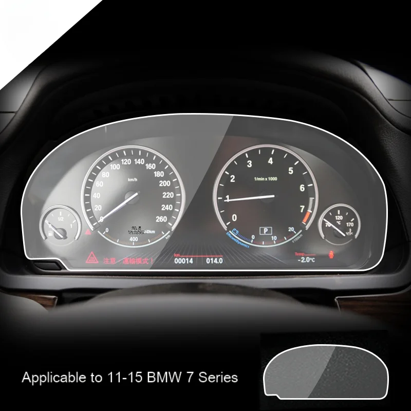 

For BMW 7 Series 2011 2012 2013-2015 LCD Dashboard Screen TPU Protective Film Anti-scratch Speedomete interior Car Accessories