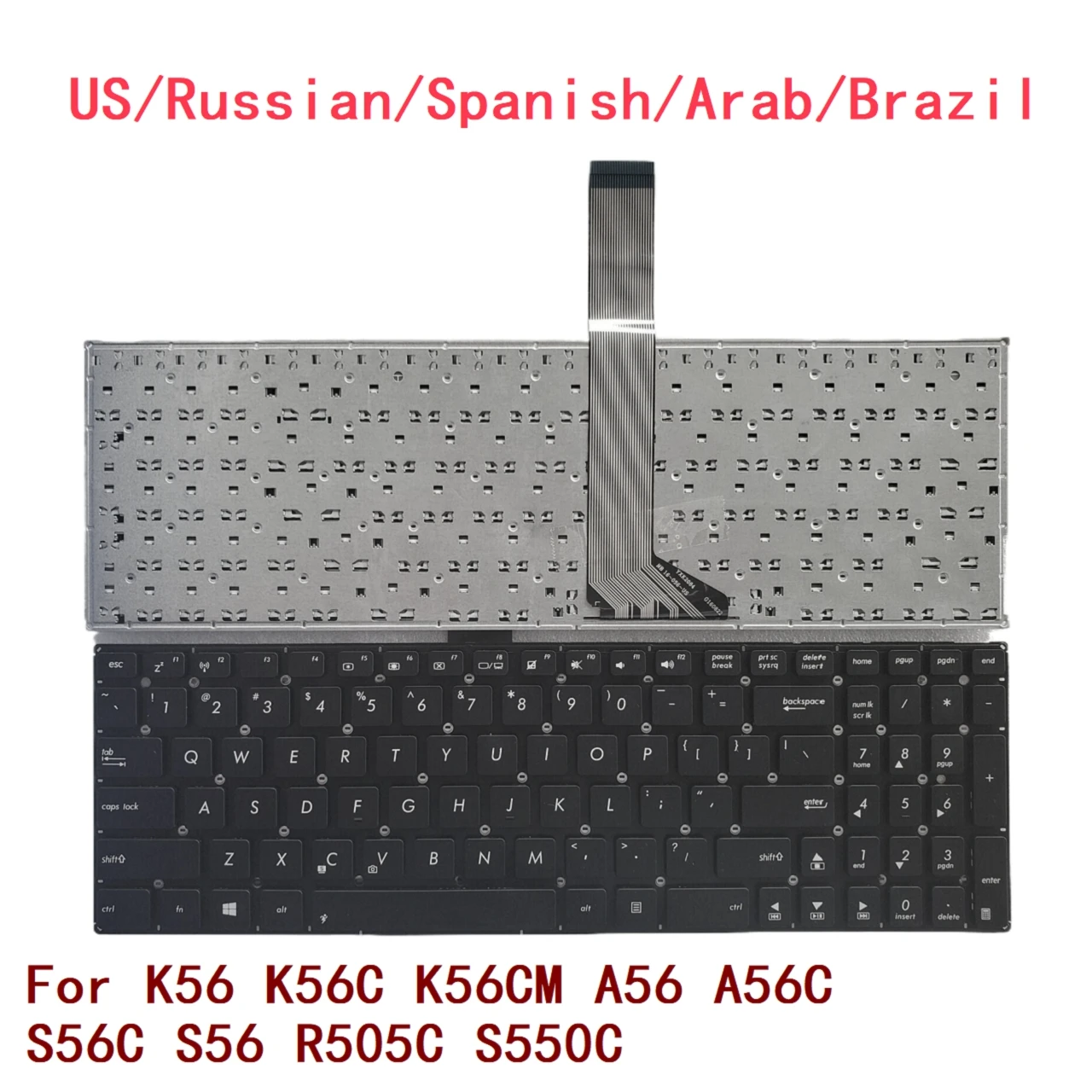 

Клавиатура для ноутбука ASUS K56 K56C K56CM A56 A56C S56C S56 R505C S550C