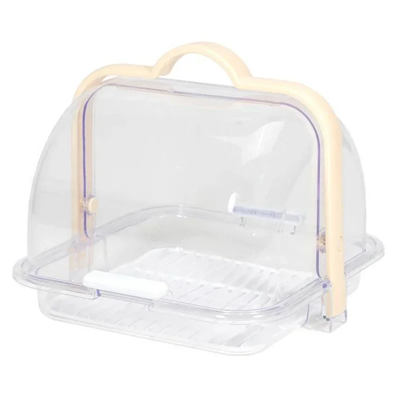 

Space Saving Bread and Cutlery Organizer with Dish Drying Rack for Kitchen Storage Portable Sealed Box for Outdoor Camping