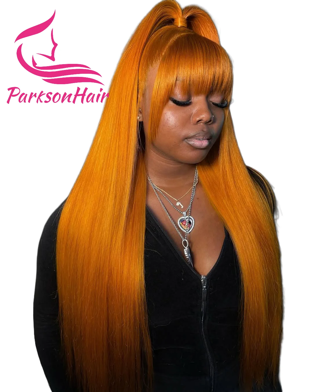 

Ginger #350 Straight Lace Front Wigs Human Hair 13x6 13x4 Colored 613 HD Transparent Lace Frontal Wigs Pre Plucked For Women