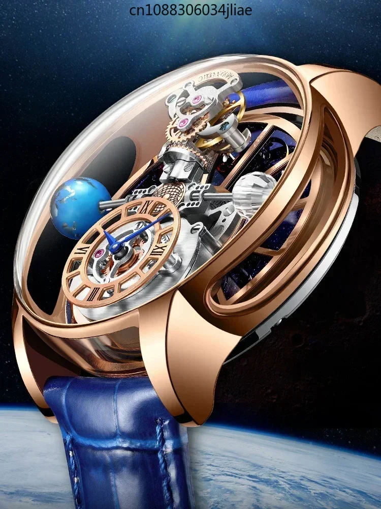 Celestial Watch Men's Advanced Sense Business Tourbillon Mechanical Hollow Fashion Trend Quartz Men's Watch