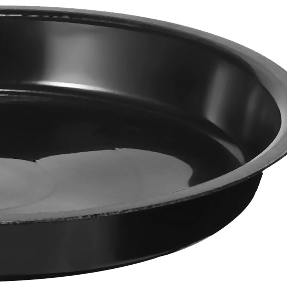 

16pcs Black Round Thickened Plastic Plant Trays for Pots PP Material Flower Pot Saucers Water Trays Durable