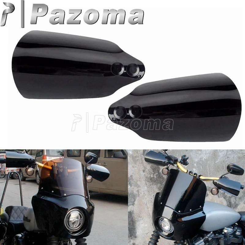 Motorcycle Handle Guard Black Handguard Protector For Harley Dyna Street Bob Wide Super Glide Low Rider Sportster Softail 96-17