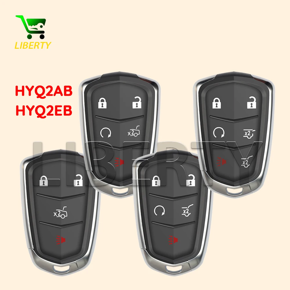 

Liberty HYQ2AB HYQ2EB Remote Fob For Cadillac Escalade ESV ATS CTS SRX XTS 315/433MHz ID46 PCF7937E Smart Car Key 4/5/6 Buttons