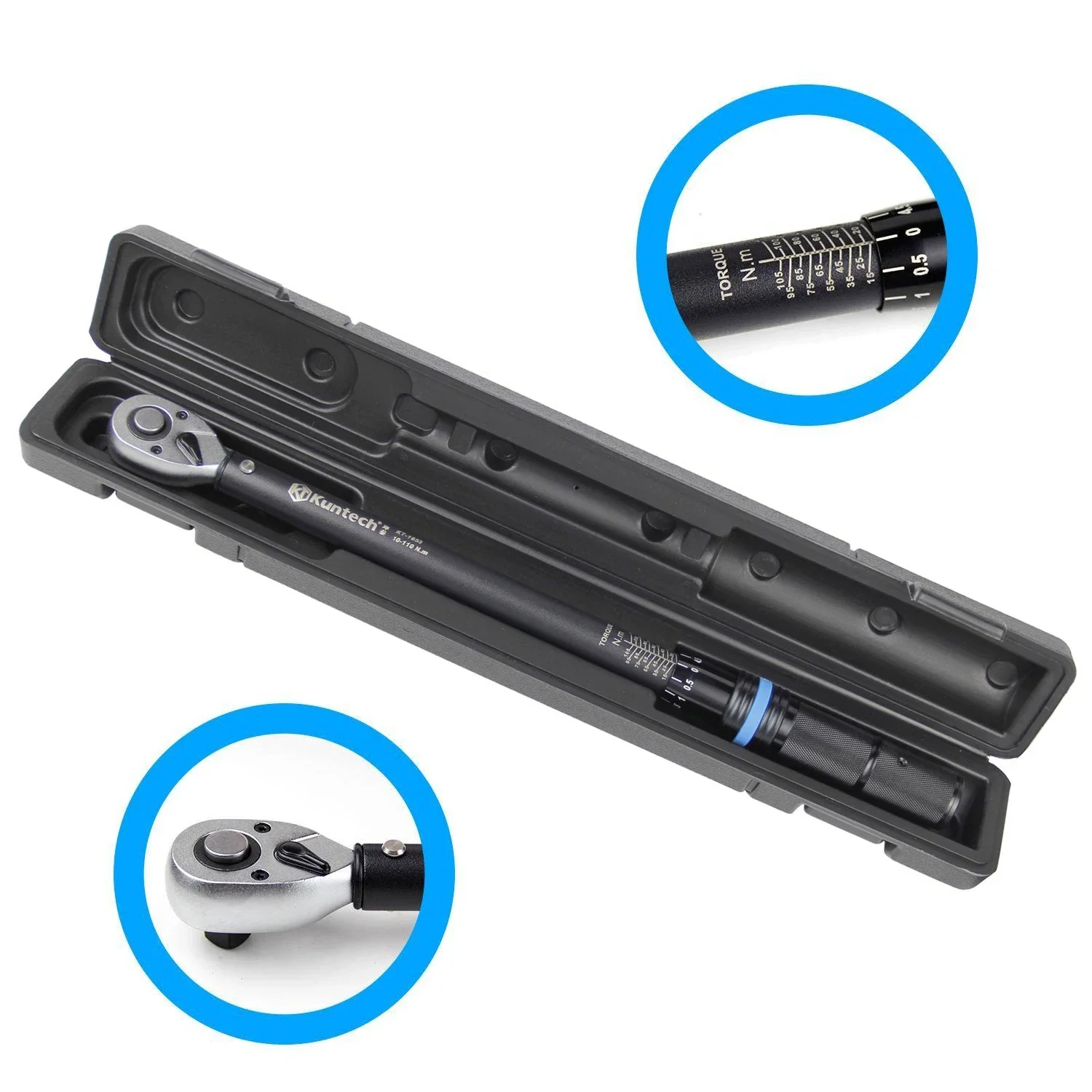 TLF High-precision Durable Mechanical Adjustable Torque Wrench, Double-directional Adjustable Torque Wrench for Auto Repair