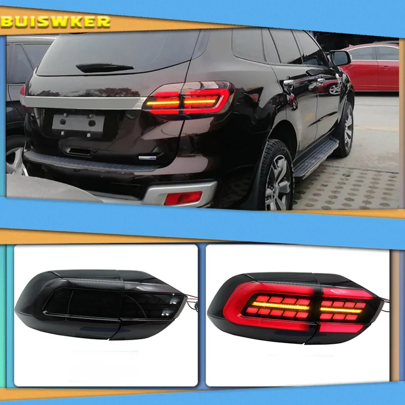 

LED Signal Reversing Parking FACELIFT Car Tail Lights Parts For Ford Everest 2016-2020 Endeavour Taillights Rear Lamp