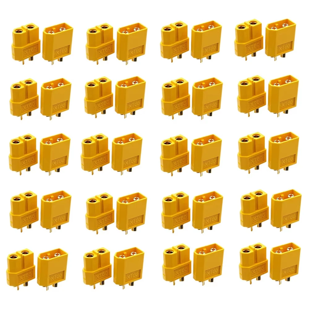 XT60 Stecker Buchse Bullet Stromverbinder universelles Zubehör für Lithium Batterie Fernsteuerung Motor Quadcopter Multirotor Drohne Modellflugzeug geeignet für Reparatur Ersatz Eigenmontage elektrische Anschlusszubehö – Detail 6