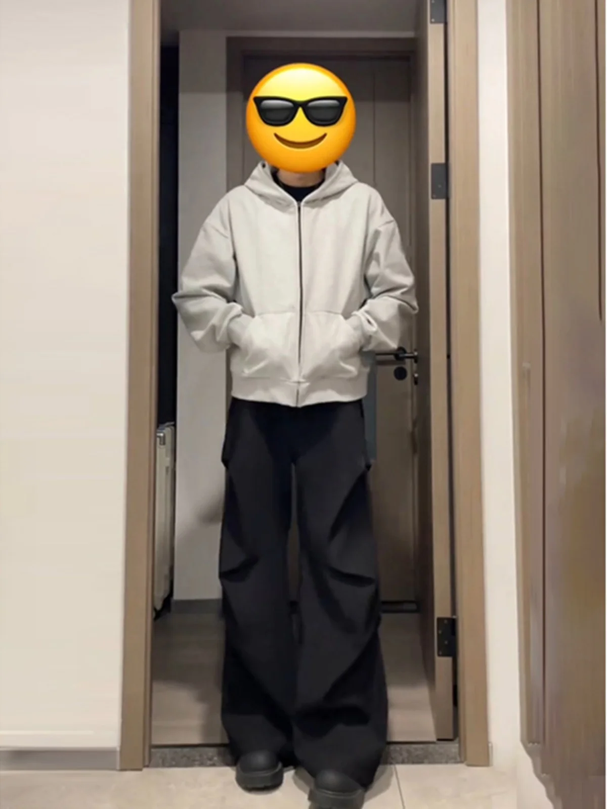 

Bla Pleated Bell Bot West Pants Spring Fce Umbrella Soldier Workwear Casual Straight Leg Knife Pants Men's Faion