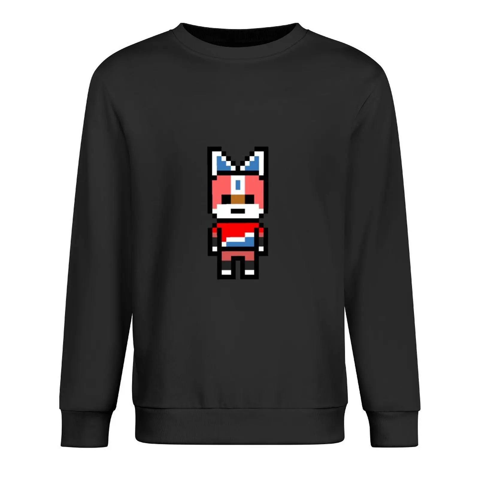 

Dangancrossing - Kid Cat Pixel Pullover japanese style men's winter sweater fashion men hoody
