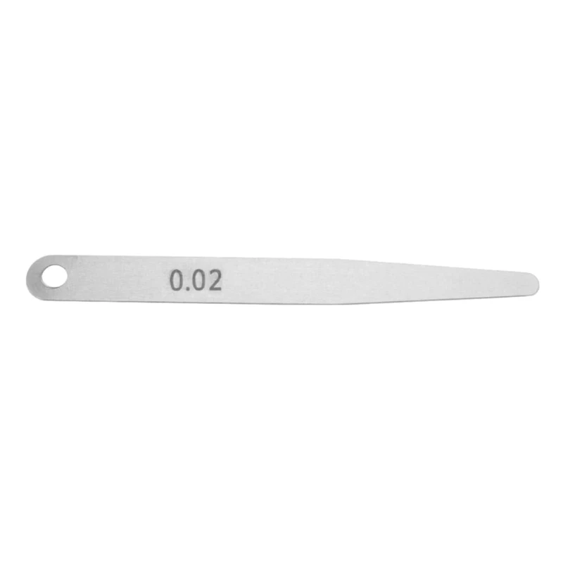 0.02mm Thickness for Gap Metric-Filler Feeler-Gauge Woodworking Measuring Probe-Gap Tool For Feeler-Gauge 5 Pack