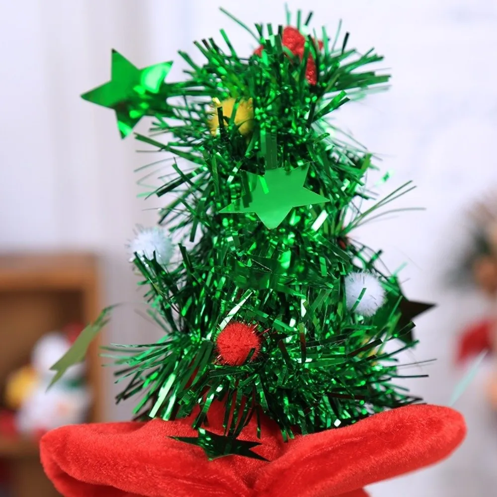 Star Christmas Tree Headband Vibrant Colors Lightweight Design Xmas Hair Hoop Soft Fabric Santa Element Holiday Headwear