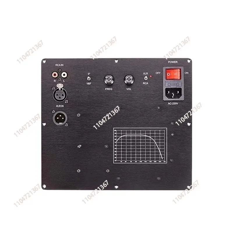 for TPA3255 Subwoofer Active Speaker Amplifier Board Integrated Heat Sink Burn-Grade Capacitor Advanced Inductor 1pcs