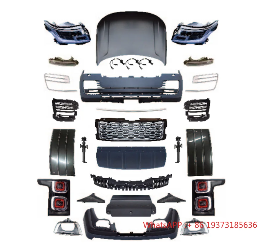 Brand New Bodykit for 2013-2017 Range Rover Vogue L405 Upgrade to 2018-2022 SVA Style With Headlamp Bumper Hood