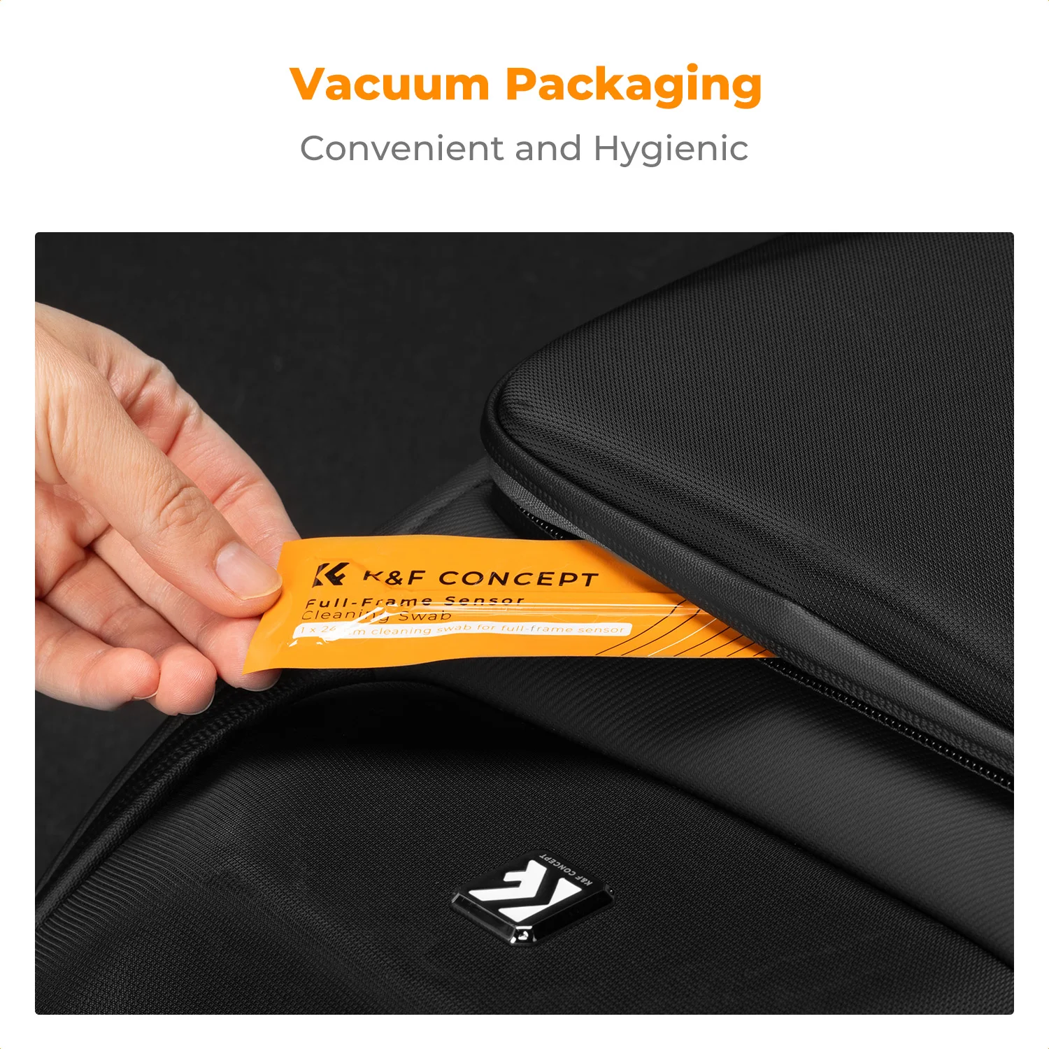 K & F مفهوم 24 مللي متر إطار كامل/16 مللي متر APS-C الاستشعار تنظيف مسحة * 6 & 20 مللي مجموعات نظافة الاستشعار السائل لسوني DSLR SLR كاميرا رقمية