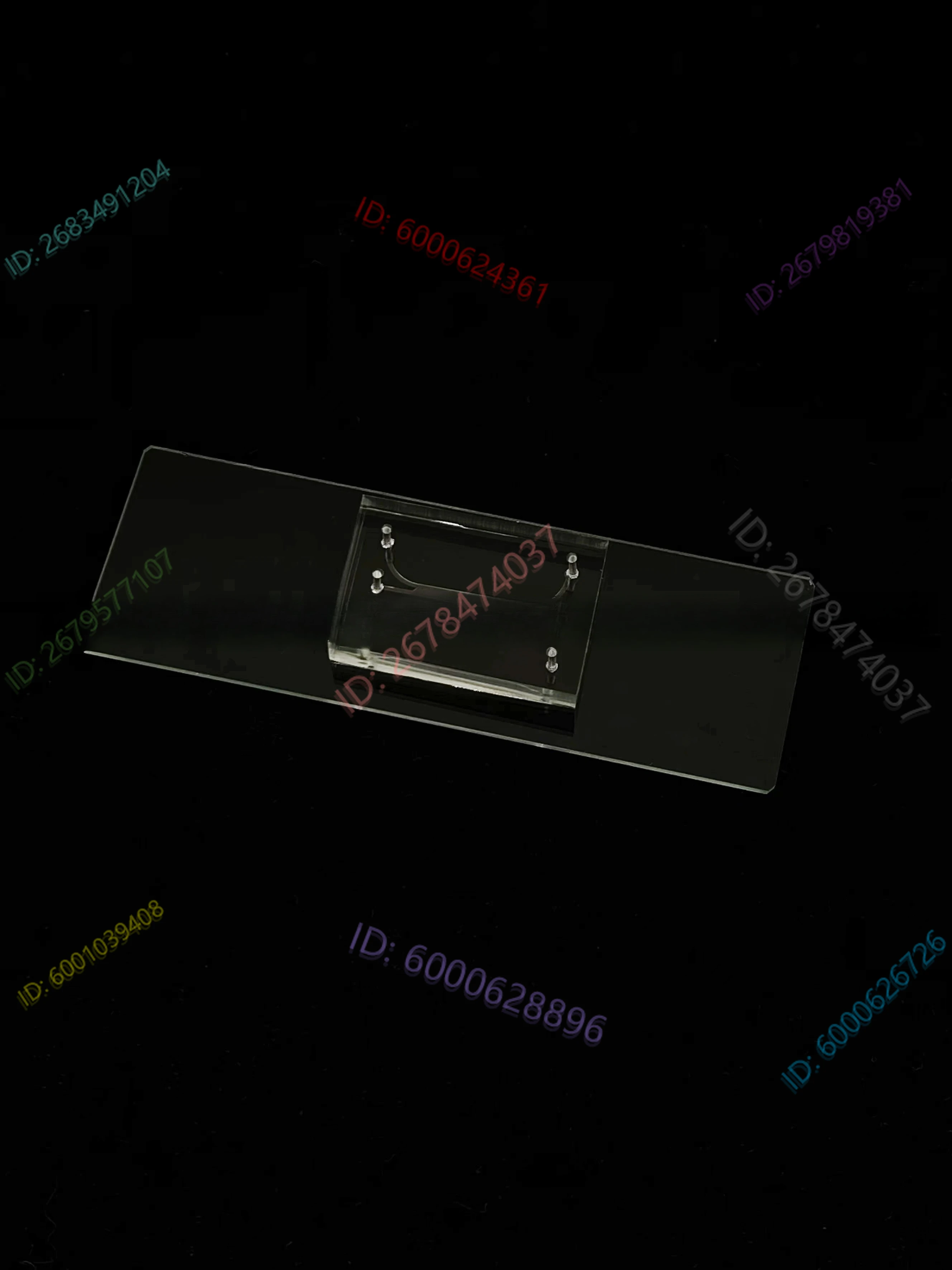 رقاقة PDMS ستوكات 100 ميكرون إعداد قطرات عمق ثقافة الخلية تدفق صفح خلط صغير خطي