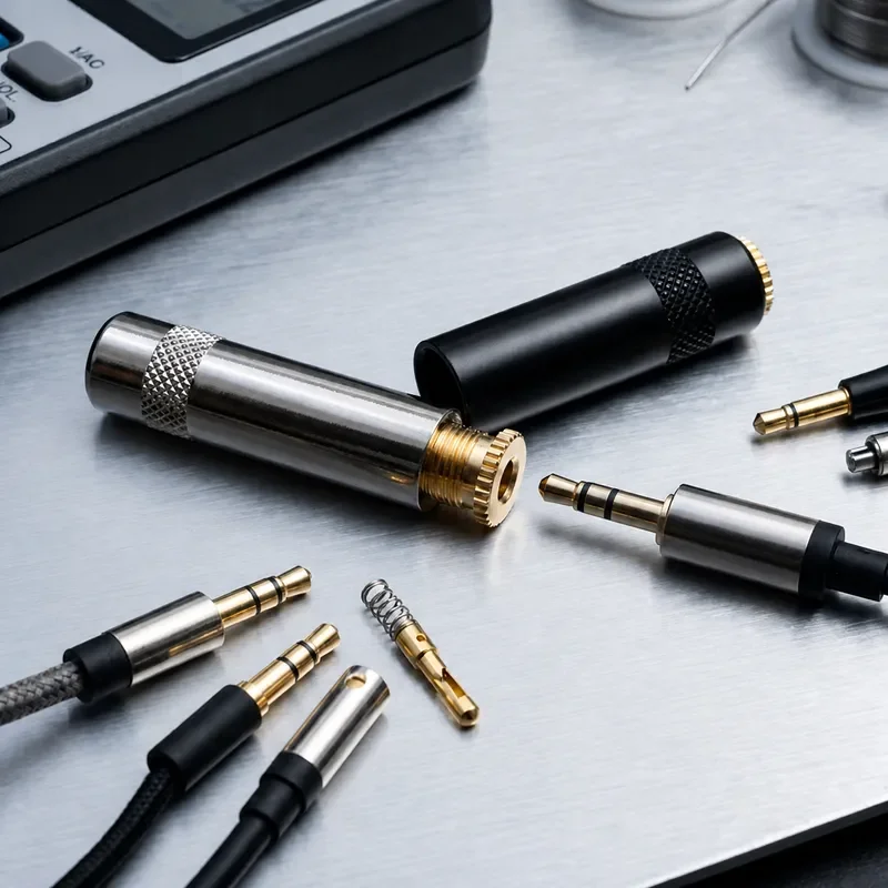 Audio Connector 3.5mm Stereo Female Jack 3Poles Earphone Adapter 3.5 Headphone Jack 3.5mm Audio Jack