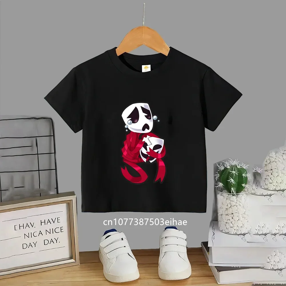 Popular The Amazing Digital Circus Children Graphic T-shirt, Soft Cotton Short Sleeve Tops, Boys Girls Casual Summer Anime Tees