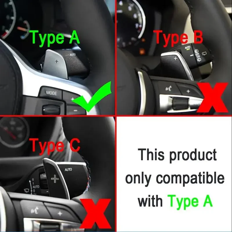 Car Steering Wheel Shift Paddle Shifter Extension Aluminum For BMW 3 Series G20 5 Series G30 G38 7 Series G11 G12 X4 F26 M5 F90