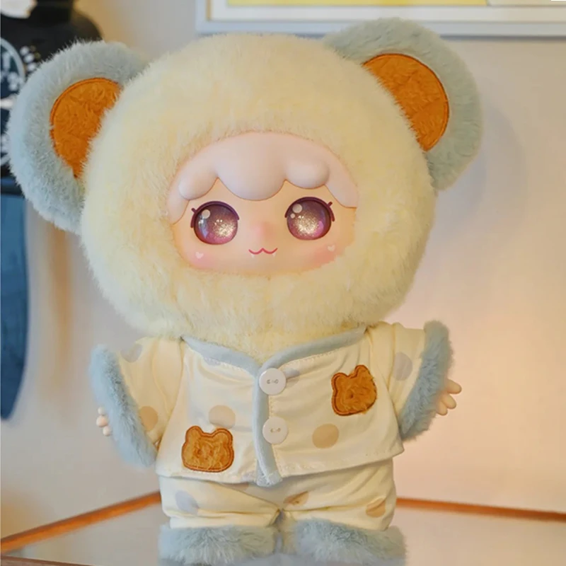 

Baby Three Kimipapa Pajama Series 400% плюш, модная слепая коробка, игрушка, милая виниловая кукла с лицом, коллекционная фигурка, домашний декор, рождественский подарок