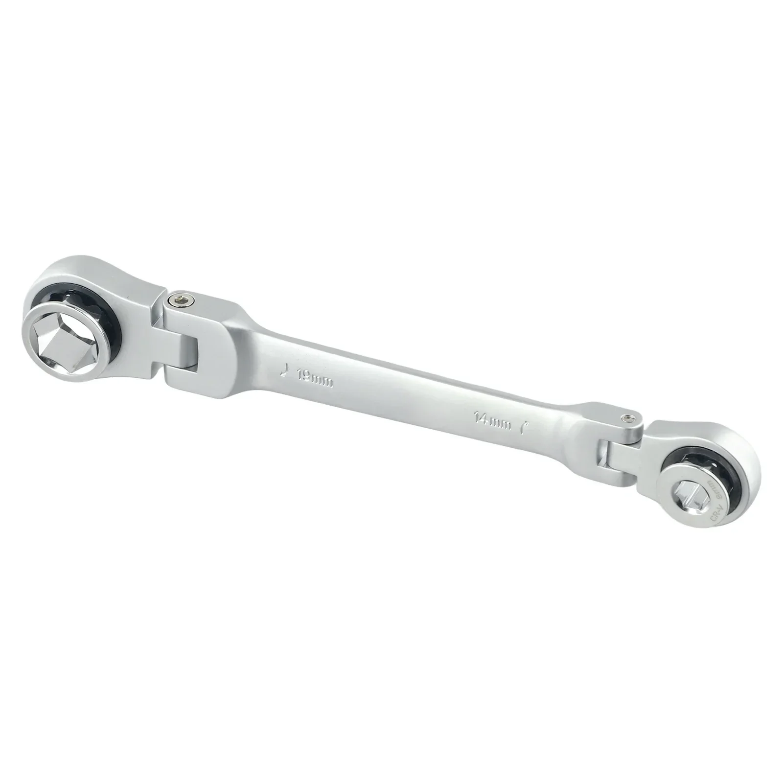 Imagem -02 - Double Head Ratchet Wrench Combination Spanner Grupo Aço Cromo Vanádio Ferramentas de Reparação Automática 817 mm em 1