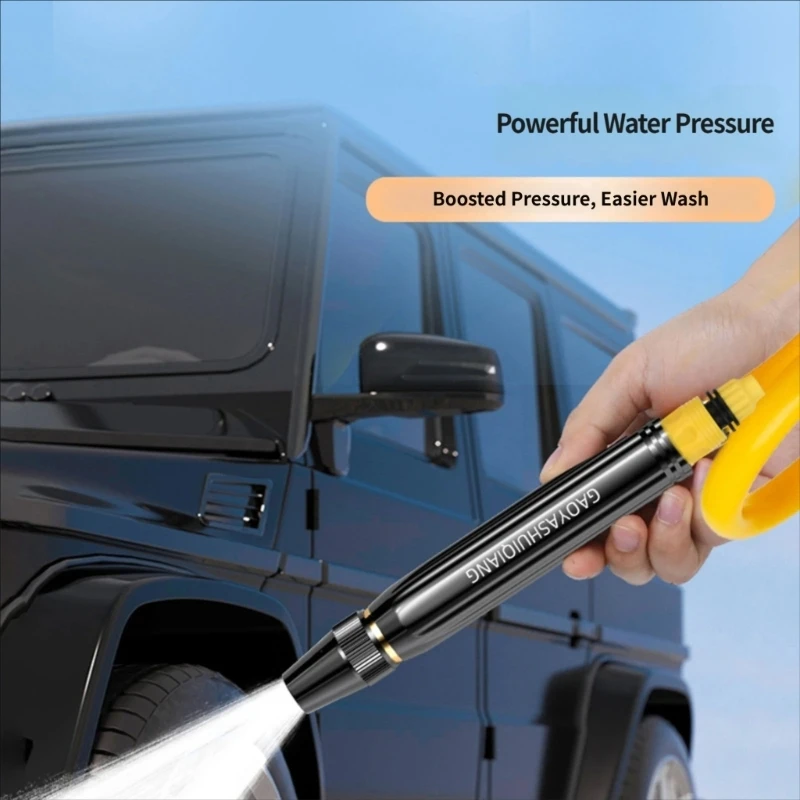 

High Pressure Water Sprayed Guns For Garden Car Washing Plant Irrigation With Adjustable Nozzle And Durable Spring Hose 55KF