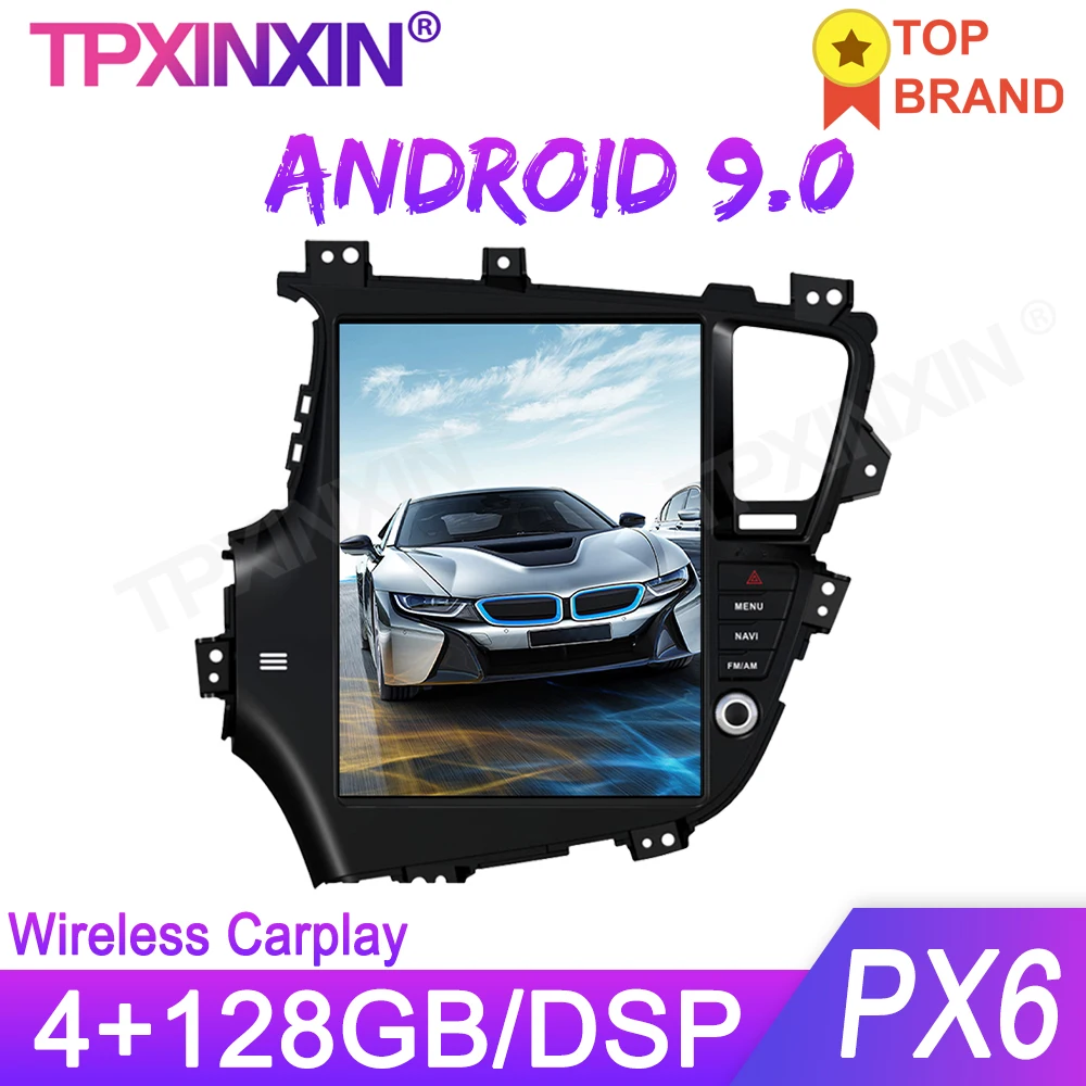 

128GB Android 9.0 For KIA Optima/KIA K5 2010-2013 Car GPS Navigation Stereo Head Unit Multimedia Player Auto Radio Tape Recorder