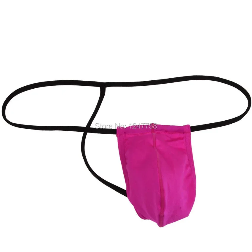 Sexy Mens Elastic String T-back Underwear Bikinis Thongs Mini G-string