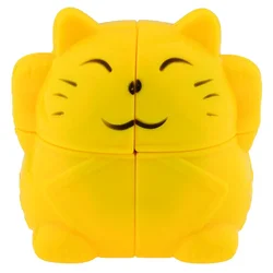 Yongjun Cartoon glückliche Katze Magie Cubo 2x2 Geschwindigkeit Würfel kreative pädagogische Spielzeug Geschenk idee Geburtstag Weihnachten Geschenke Spielzeug für Kinder