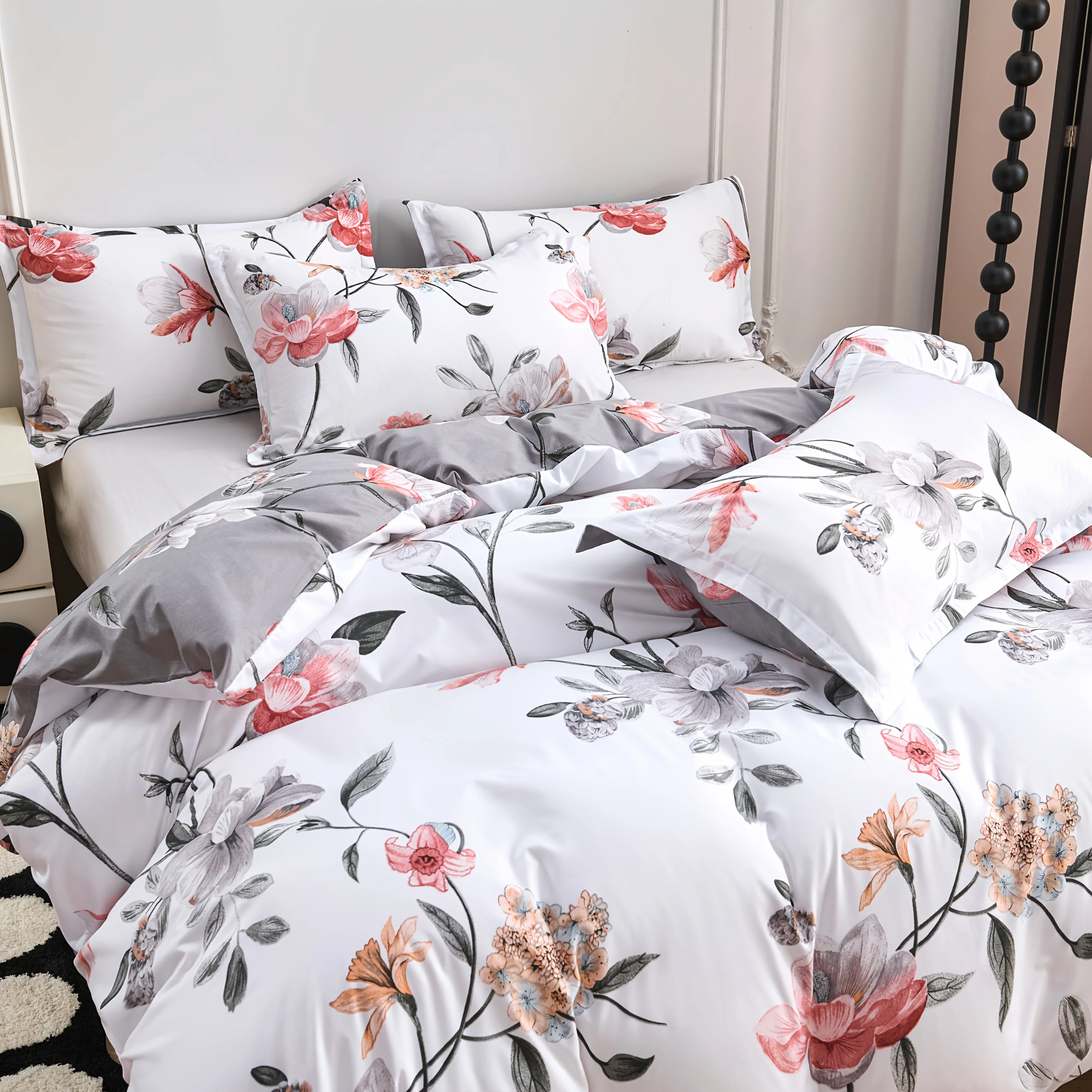 Soft Skin-friendly Two-tone Two/3pcs Bedding Set Comfortable for Bedrooms And Guest Rooms