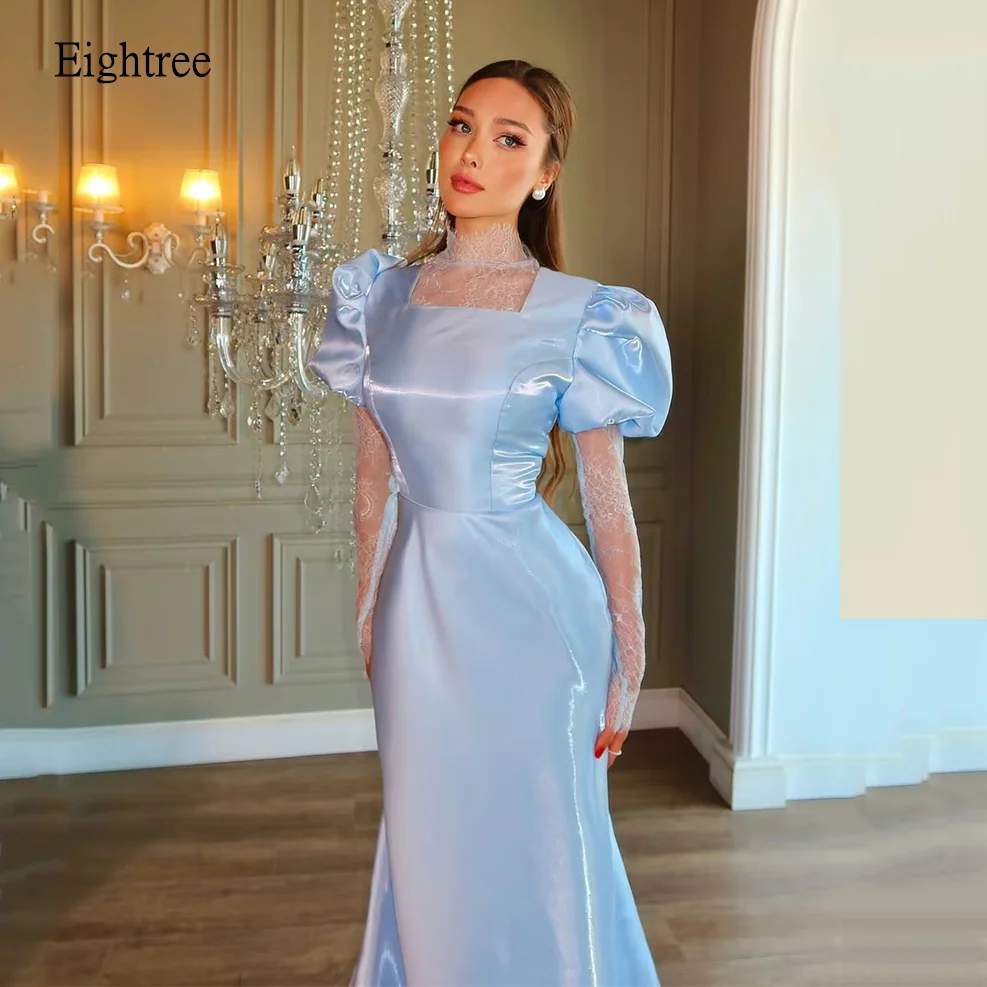 abito-da-sera-eightree-a-sirena-con-collo-alto-in-pizzo-azzurro-maniche-a-sbuffo-lunghezza-al-pavimento-personalizzabile