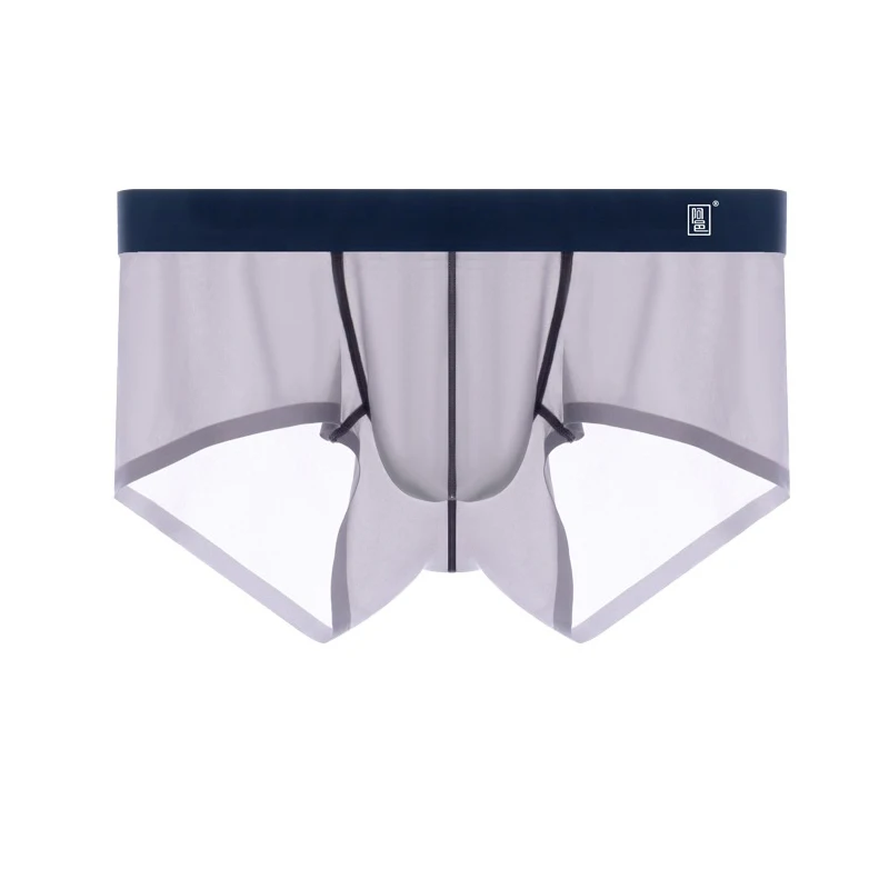 

Men's underwear boxer shorts ultra-thin ice silk traceless breathable quick-drying sports boxer pants