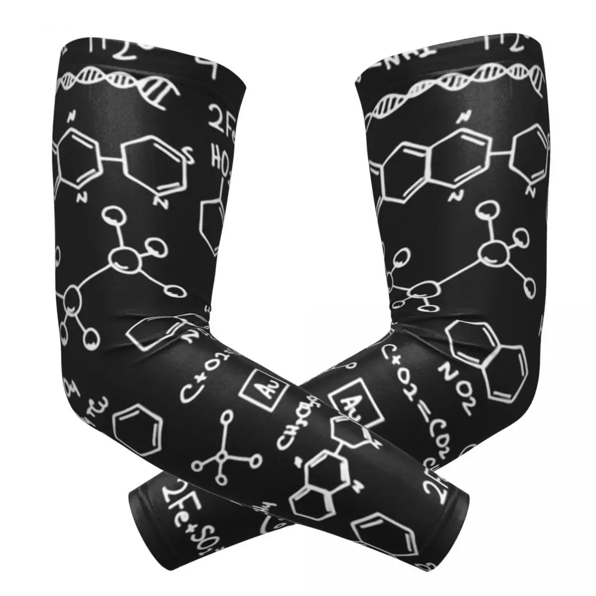 العلوم الكيمياء نمط في الهواء الطلق أكمام أذرع تبريد الشمس الأشعة فوق البنفسجية غطاء للحماية الصيف ركوب الدراجات أكمام الوشم