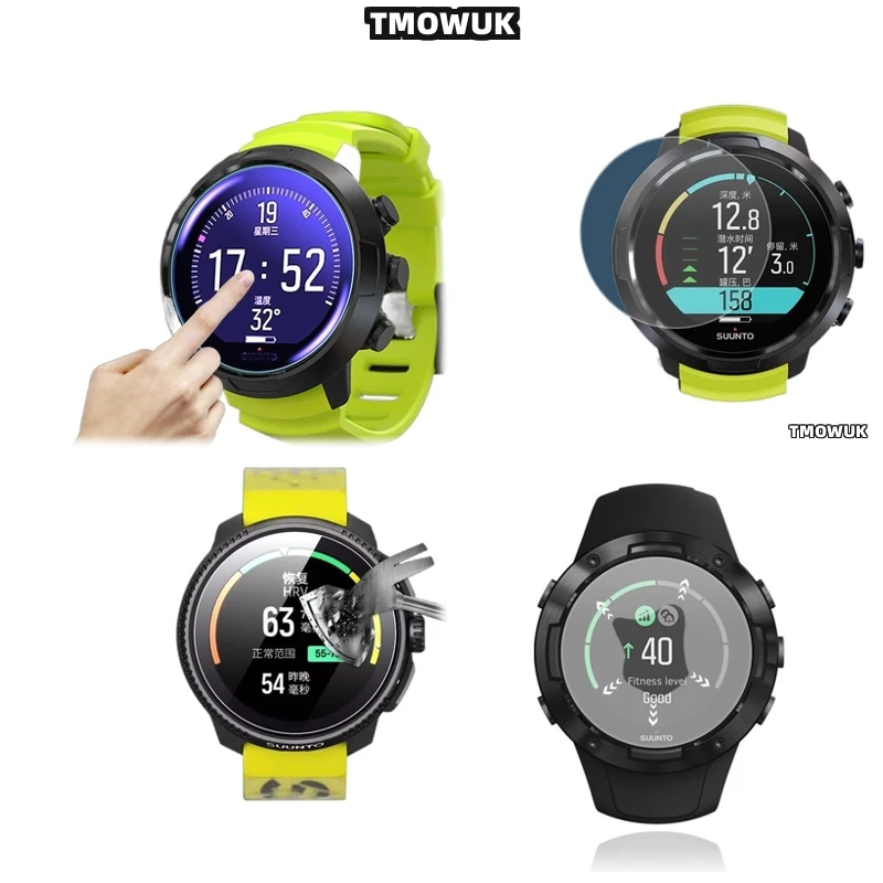

For Suunto 5 7 9 Peak Pro Race S 45mm 49mm OCEAN Traverse Alpha - Anti - Scratch Tempered Glass 9H - HD Screen Protector For Sma