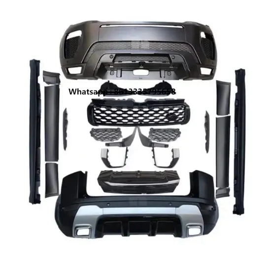 

Chinese Car Modification Accessories Auto Spare Parts Car Front Bumper for Range Rover Evoque 2012-2015 Upgrade 2016-2019
