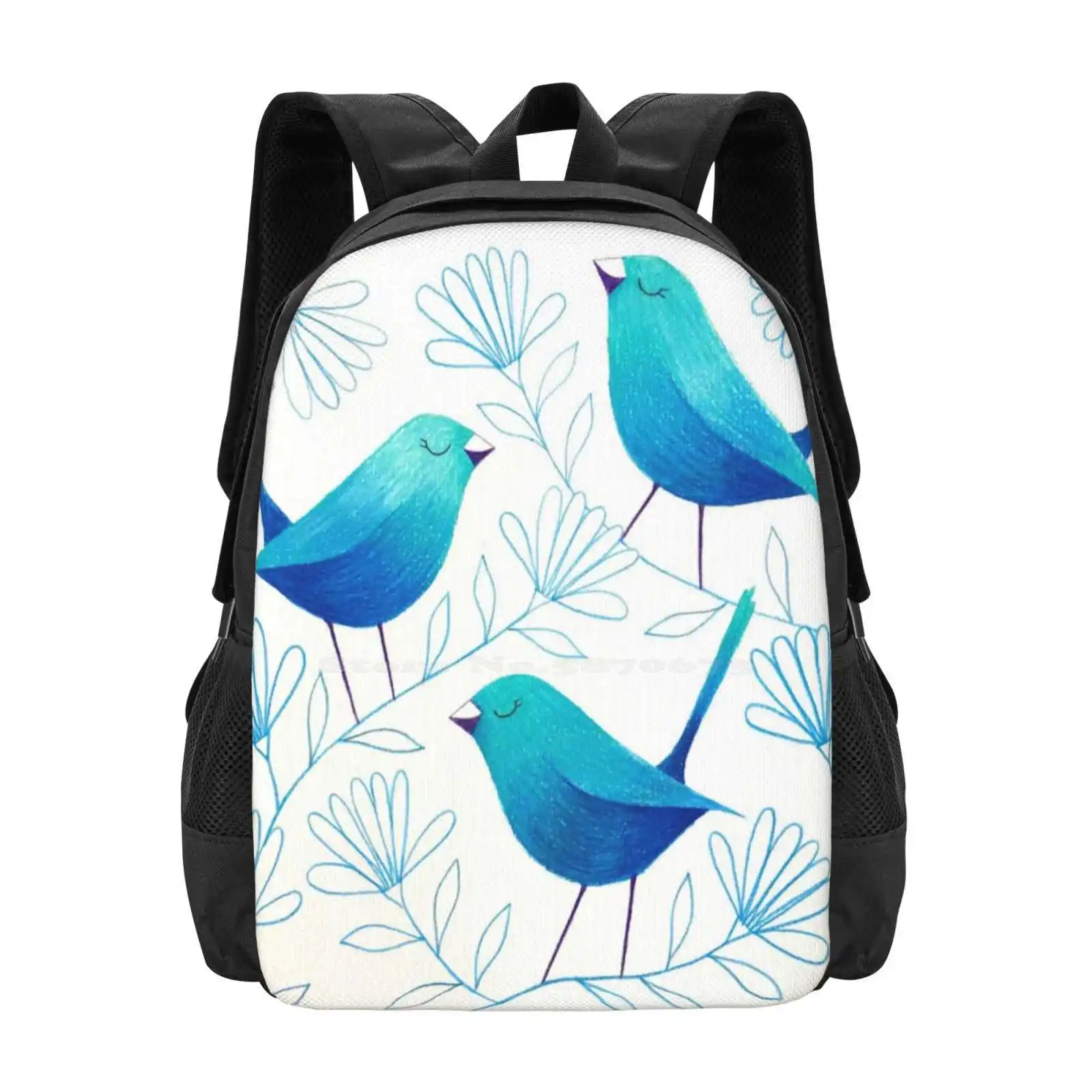 Bluebirds Hot Sale Schoolbag Backpack Fashion Bags Phone Cover Stationary Phone Wallet Birds Deb Debi Tablet Cases Skins