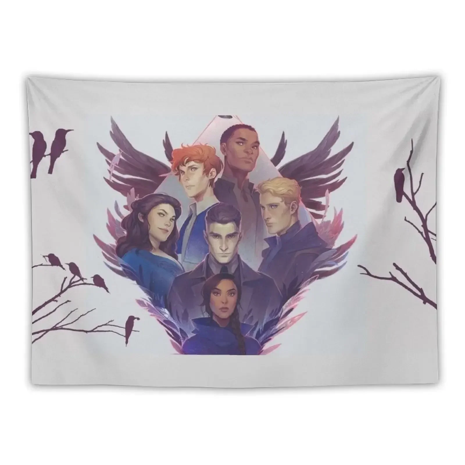 

Six of Crows Characters Tapestry Wall Coverings Wall Hanging Decor Decorations For Your Bedroom Tapestry