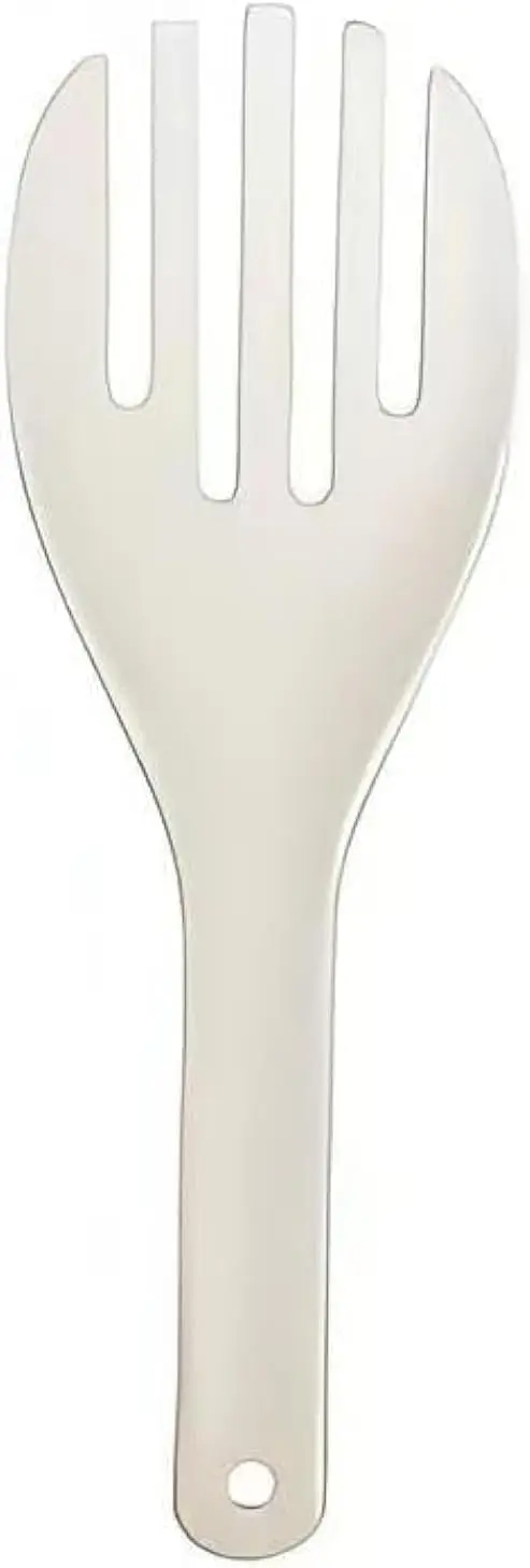 Espátula Grande de Plástico para Arroz, 10.63 Pulgadas de Largo, Diseño Tipo Tenedor para Sushi