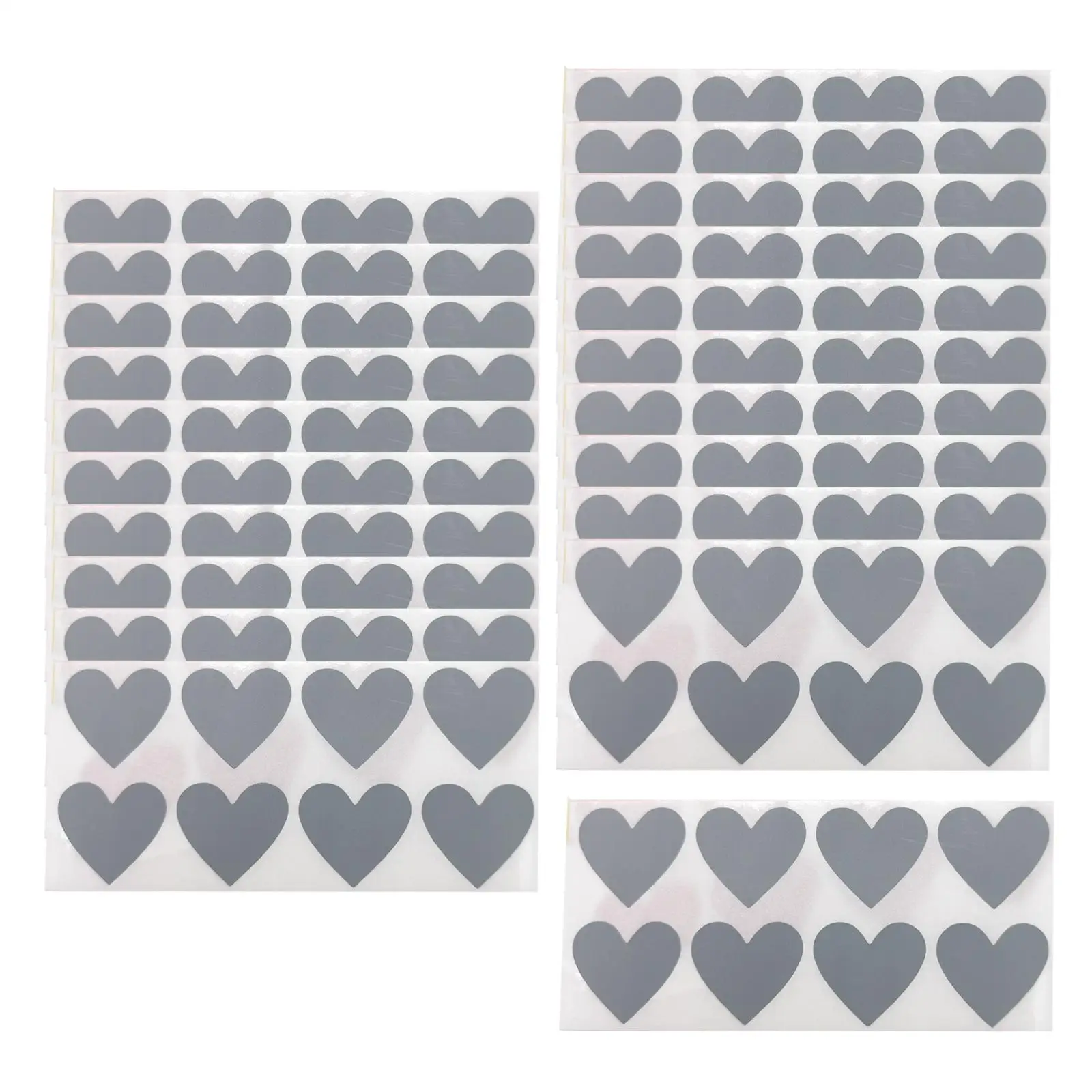 Pack of 300 Heart Scratch Off Stickers Scratch Card Stickers Self Adhesive Labels for Gender Reveal Gift Baby Shower Party Favor