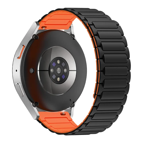Imagen 2 del producto Correa magnética de 18mm, 20mm y 22mm para Samsung Galaxy Watch 7 6 5 4 Classic 5Pro, correa de silicona activa para Huawei Watch 5 GT5 Pro 46mm