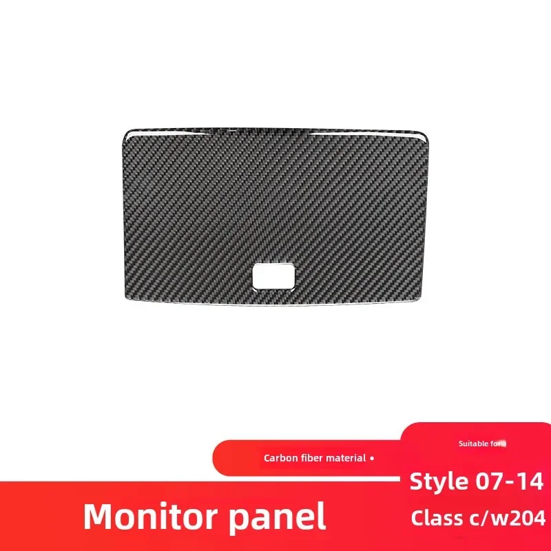 

For Mercedes-Benz old C-class E-class W204 interior modification central control navigation panel carbon fiber decorative