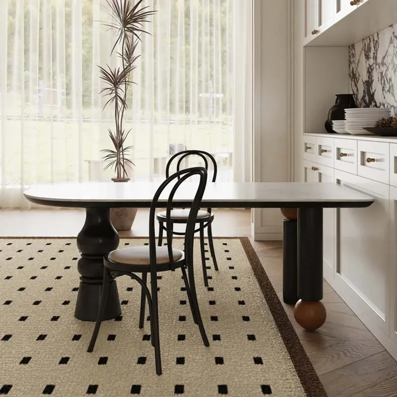 

Living Room Dining Table Party Unique Nordic Big Restaurant Dining Table Modern Luxury Design Mesas De Comedor Home Furniture