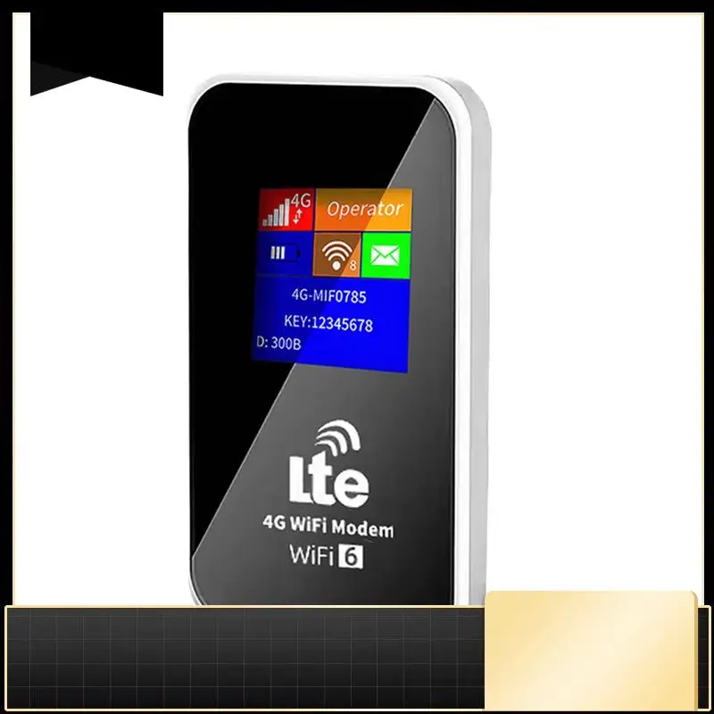 

N33R-MIFI 4G LTE Wifi6 Router Color Screen Pocket Wireless Car Mobile Broadband 150Mbps Hotspot Wifi Modem