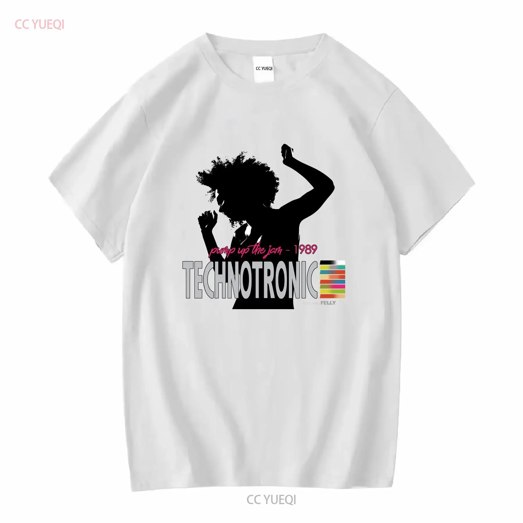 Camiseta Technotronic bombear la mermelada 1989 Camiseta clásica de manga larga o corta vintage lavada y transpirable para uso diario
