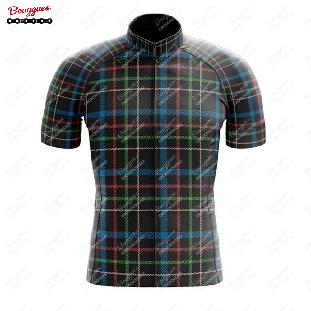 NEW 17 Plaid Cycling Jersey MTB Maillot Bike Shirt Downhill Jersey High Quality Pro Team Tricota Mountain Bicycle Clothing