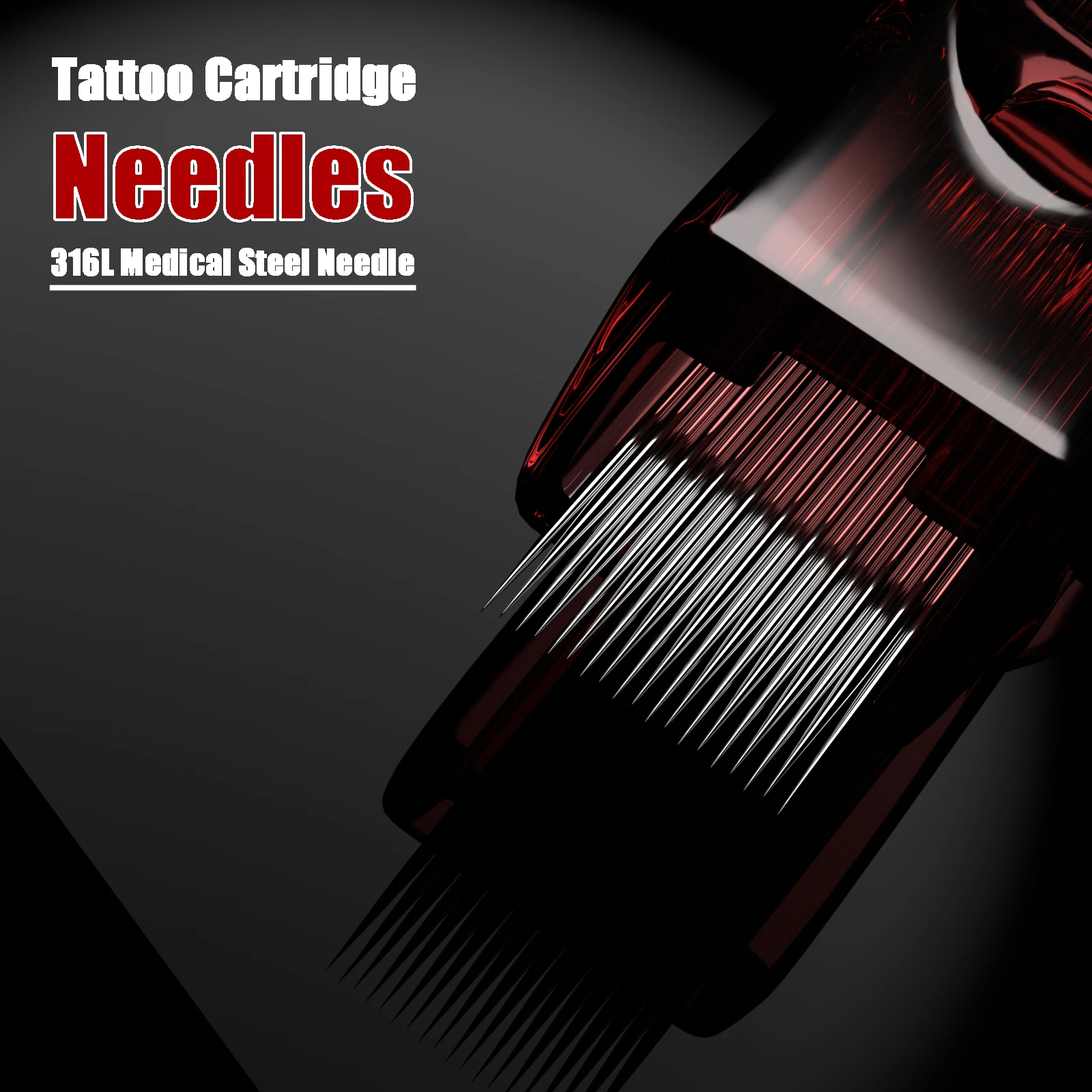 Tattoo Cartridge Needles DRAGONFIRE 5PCS Disposable Safty RL RS RM M1 Tattoo Needle Hot Sale Red Tattoo Cartridge Needles