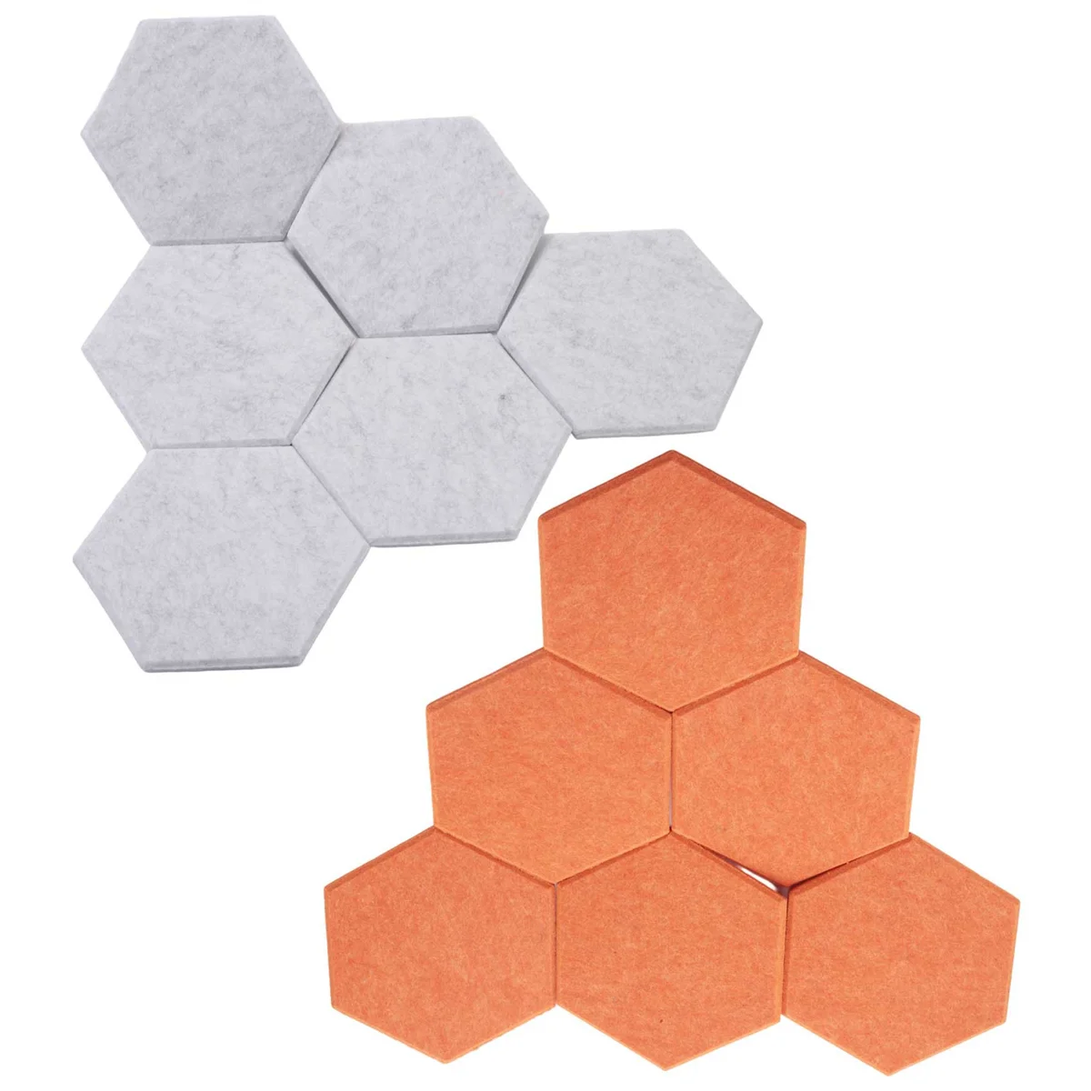 Hexagon Acoustic Panels Beveled Edge Sound Proof Panels Soundproofing Absorption Panel for Recording Studio Office Home