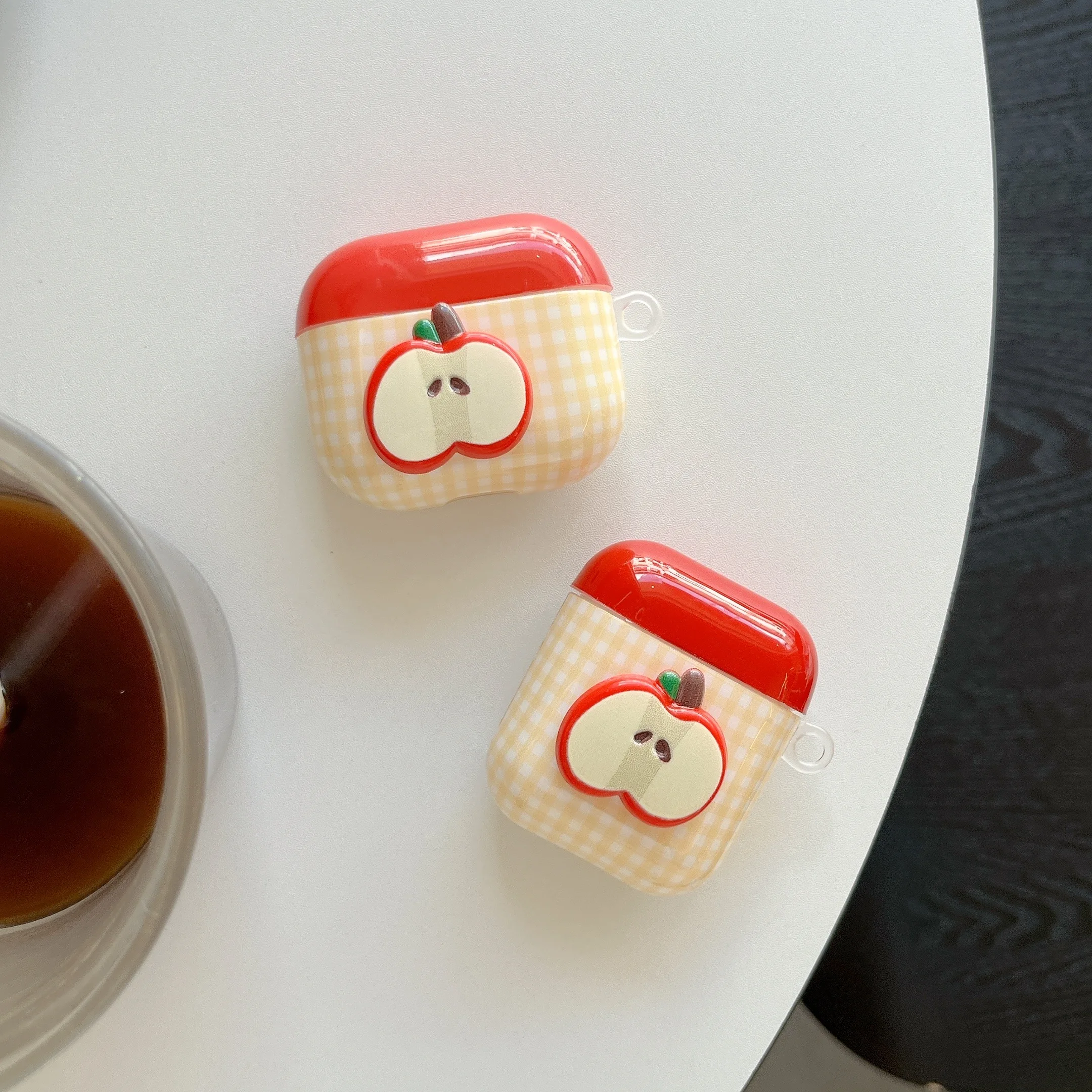 

Cartoon fruit ins imd earphone case for apple airpods pro3 4 1 pro 2nd 2 3 wireless bluetooth charging box cute pendant cover