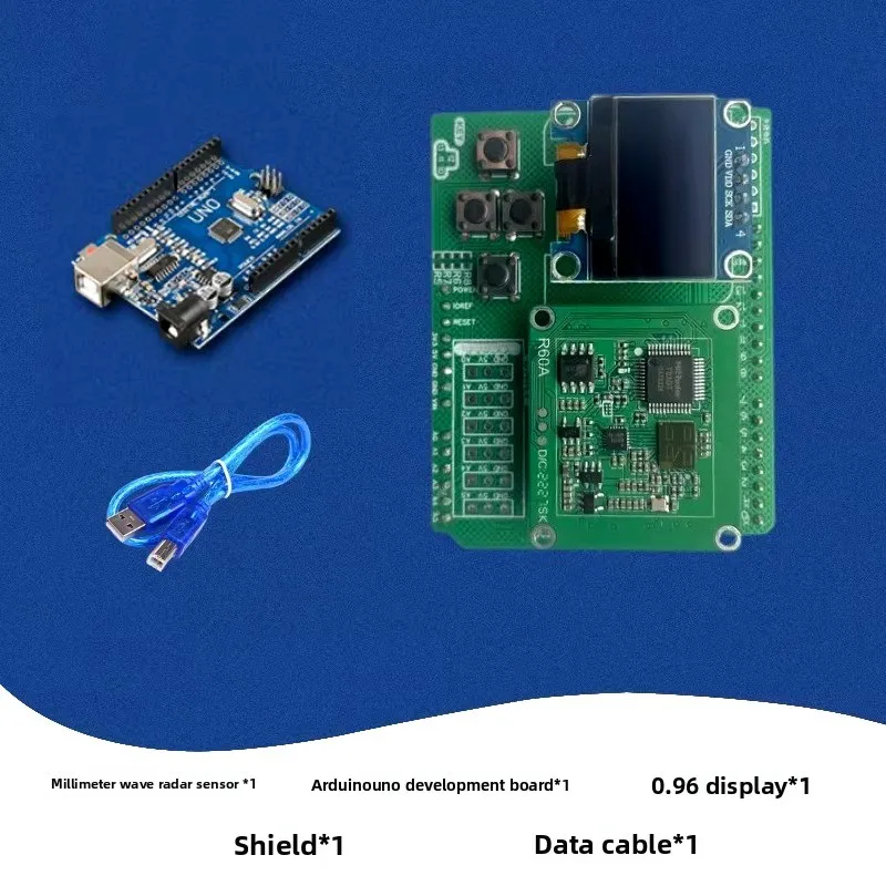 Sleep Breathing Heartbeat Heart Rate Detection Module R60ABD1 Millimeter Wave Radar Sensor Developable Kit